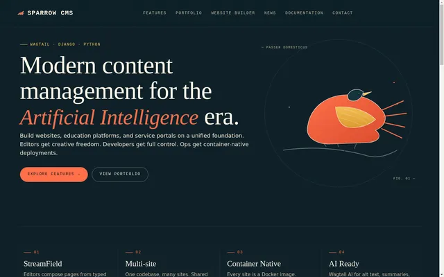 Sparrow CMS