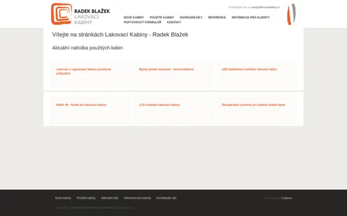 Radek Blažek: Lakovací Kabiny